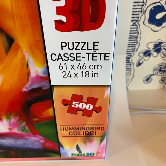 3 D Hummingbird puzzle - Picture 4 of 7